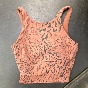 Lululemon Animal Print Crop Top